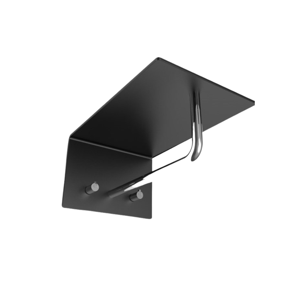 Frost U4016 Wardrobe Shelf with Bar & 2 Hooks